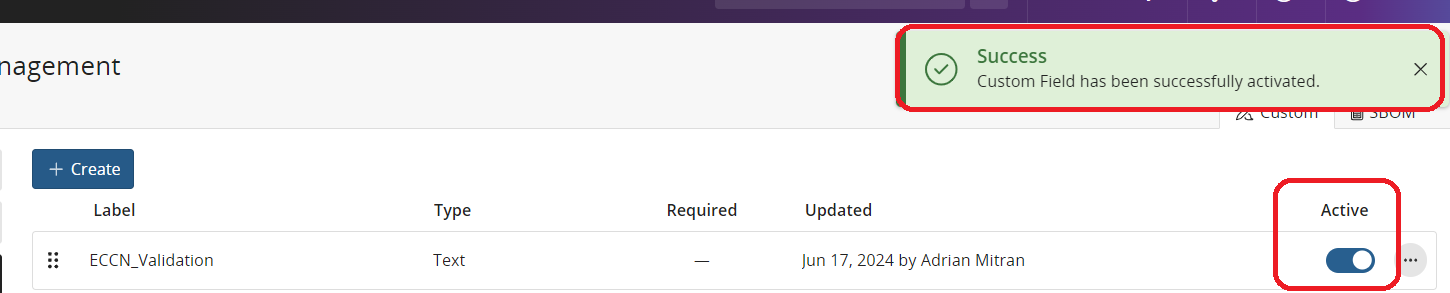 Create Additional field
