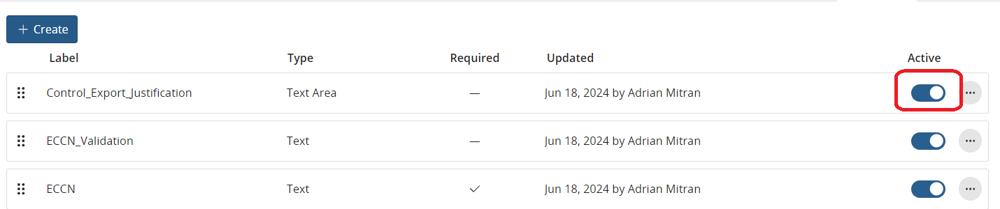 ECCN_Validation Active