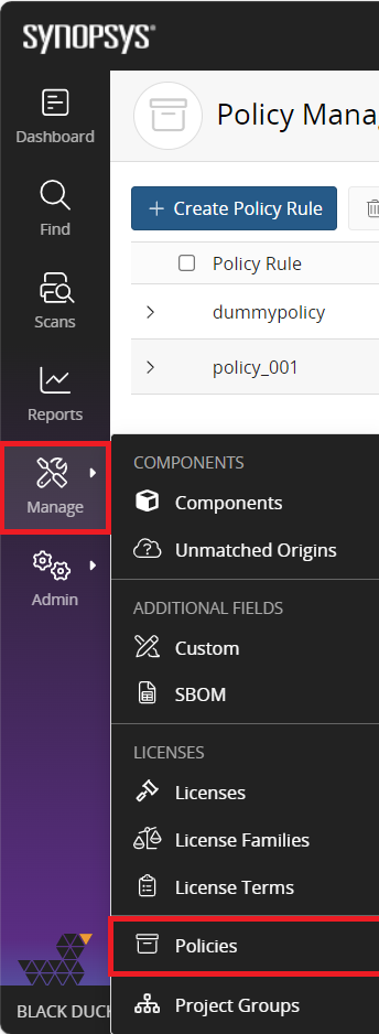 Manage Policies