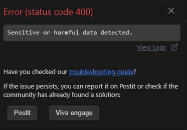 400 Bad Request